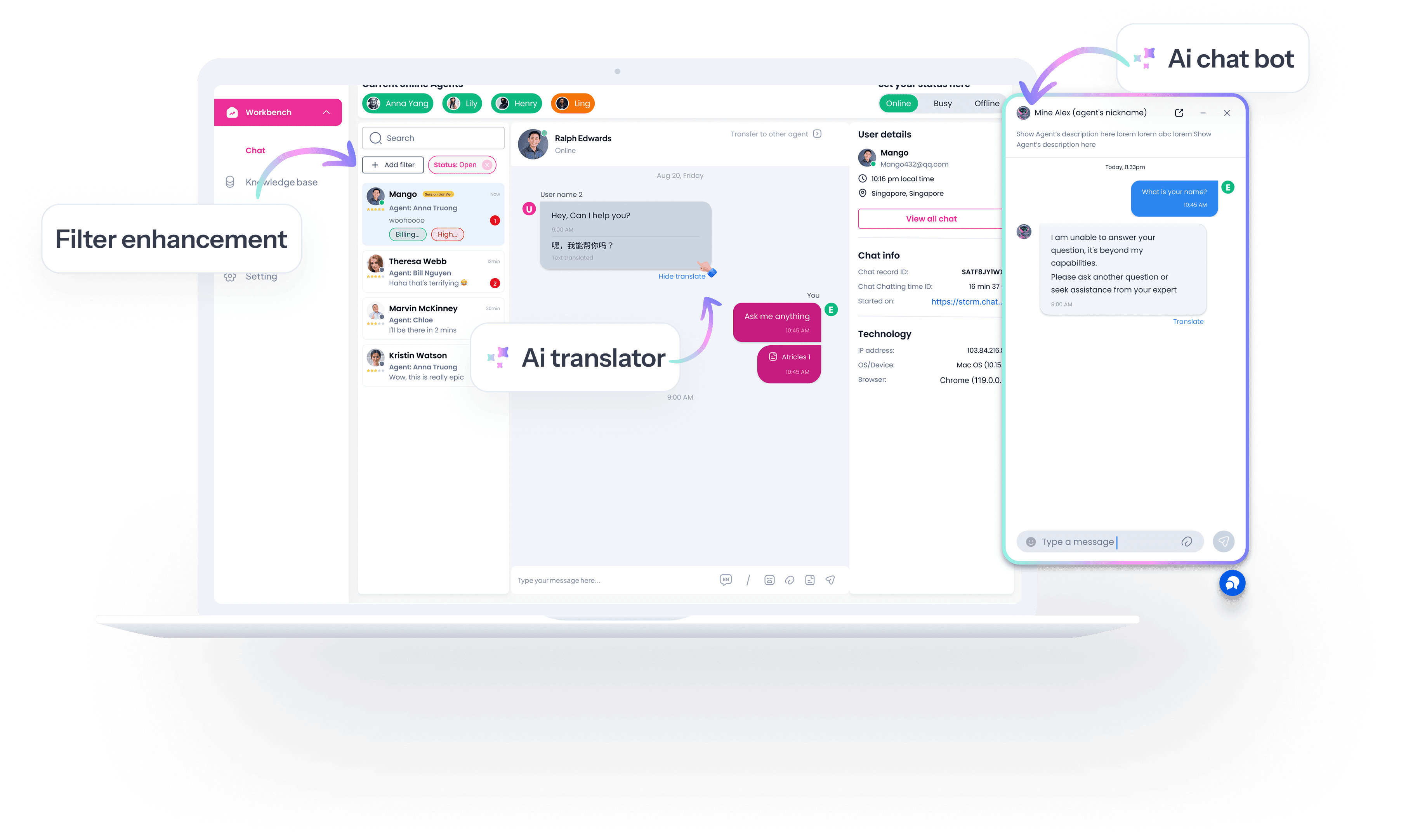 WellyTalk Live Chat